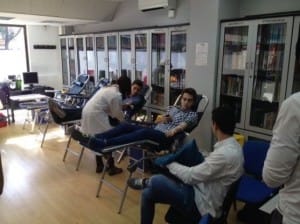 Campaña de donación de sangre en ESERP Madrid