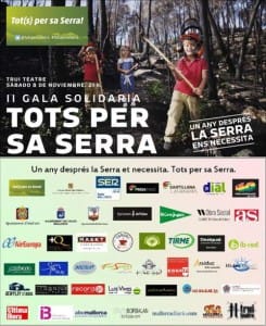 Cartel 2 Gala Solidaria Tots Per Sa Serra